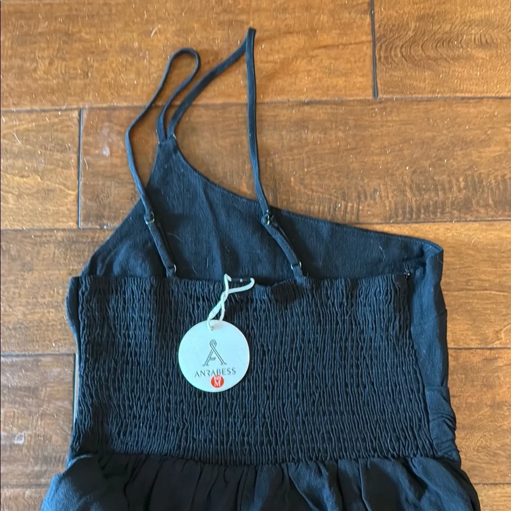 *NWT - Antares’s - Black Sleeveless Wide-Leg Jumpsuit (sz med) - Picture 3 of 6
